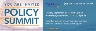 September 21-22, 2021: CivxNow Policy Summit