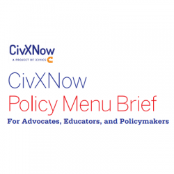 CivXNow Policy Menu one-pager