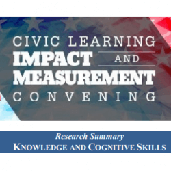 CivXNow Civic Knowledge and Skills research summary