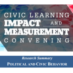 CivXNow Civic and Political Behaviors research summary