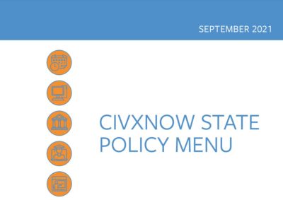 September 2021 CivXNow Newsletter