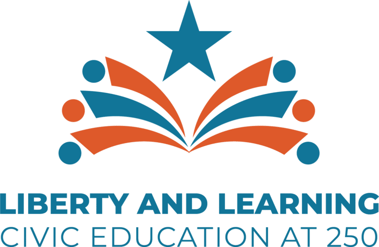 logo: Liberty and Learning Civic Education at 250