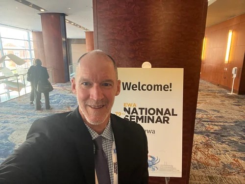 Shawn Healy at Education Writers Association National Seminar
