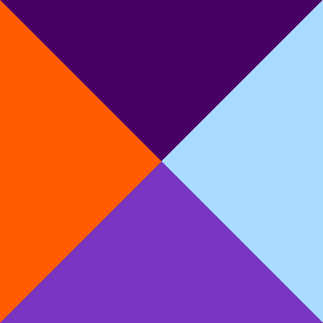 intersecting triangles icon forming box